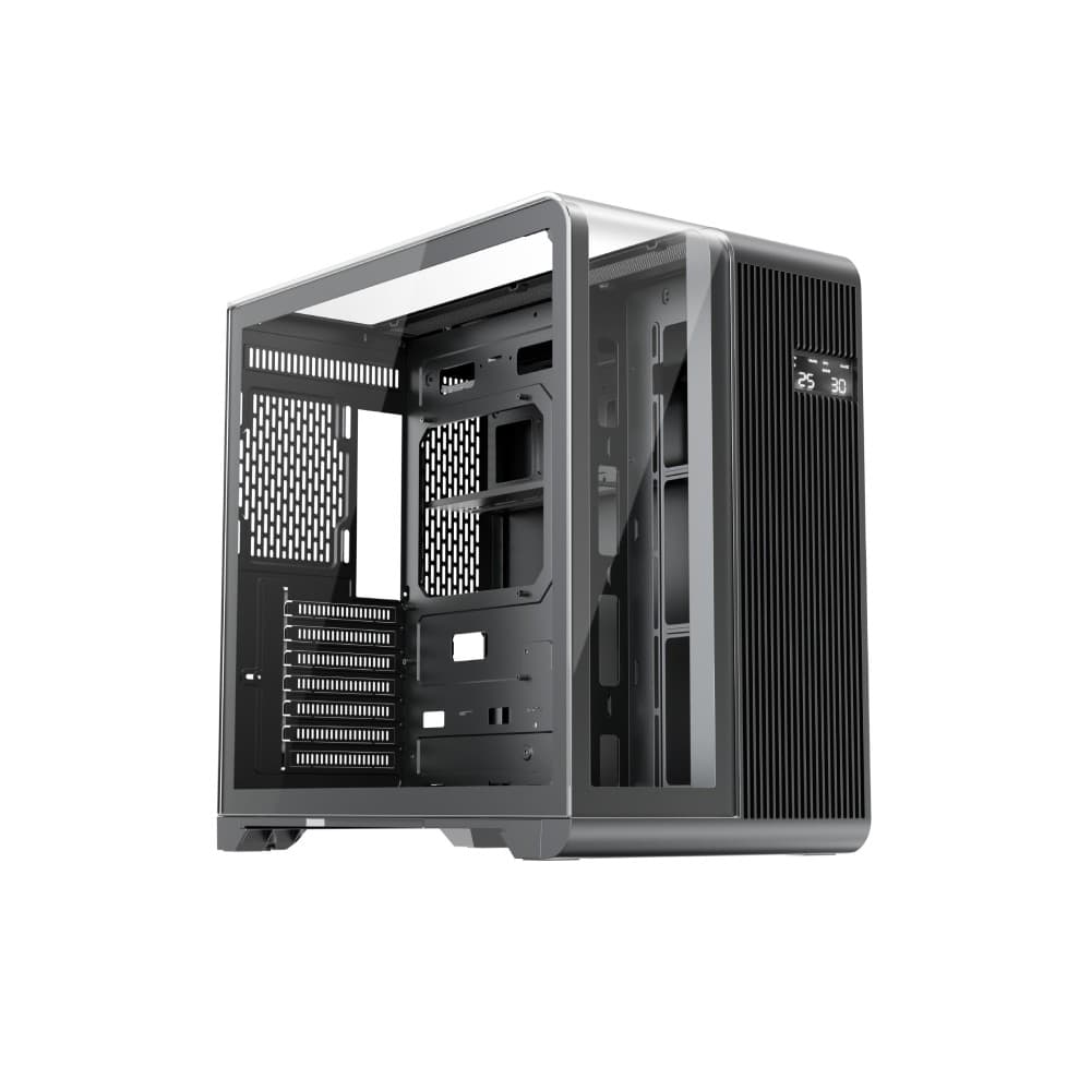 1st Player RT7 BK Tempared Glass Mid Tower Gaming PC Case