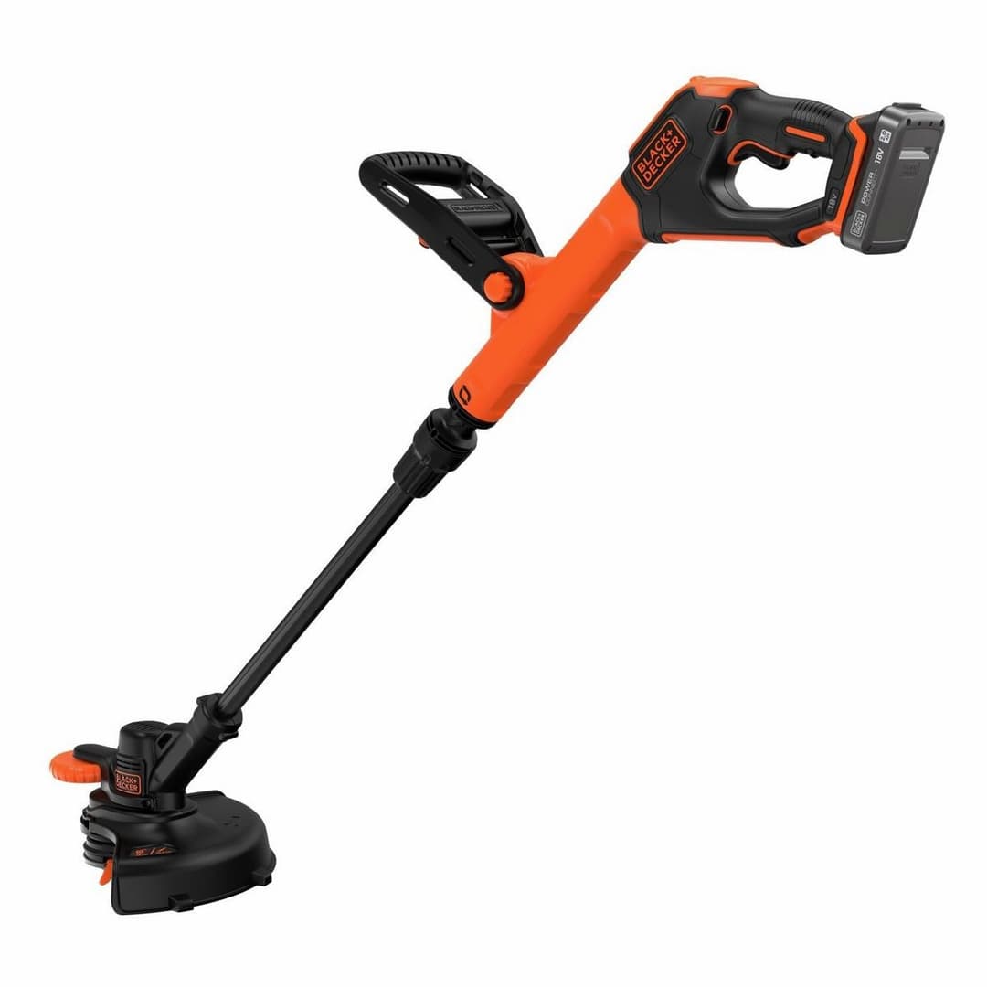 Black+Decker BCSTR918D1-GB 18V 28cm Cordless Grass Trimmer with 2.0Ah Battery & Charger - Image 2