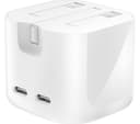 Belkin 2-Port 50W Wall Charger White thumbnail 2