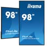 iiyama LH9875UHS-B2AG Signage Display Digital signage flat panel 2.48 m (97.5") LED Wi-Fi 500 cd/m² 4K Ultra HD Black Built-in processor Android 11 24/7