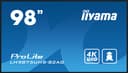 iiyama LH9875UHS-B2AG Signage Display Digital signage flat panel 2.48 m (97.5") LED Wi-Fi 500 cd/m² 4K Ultra HD Black Built-in processor Android 11 24/7 thumbnail 2
