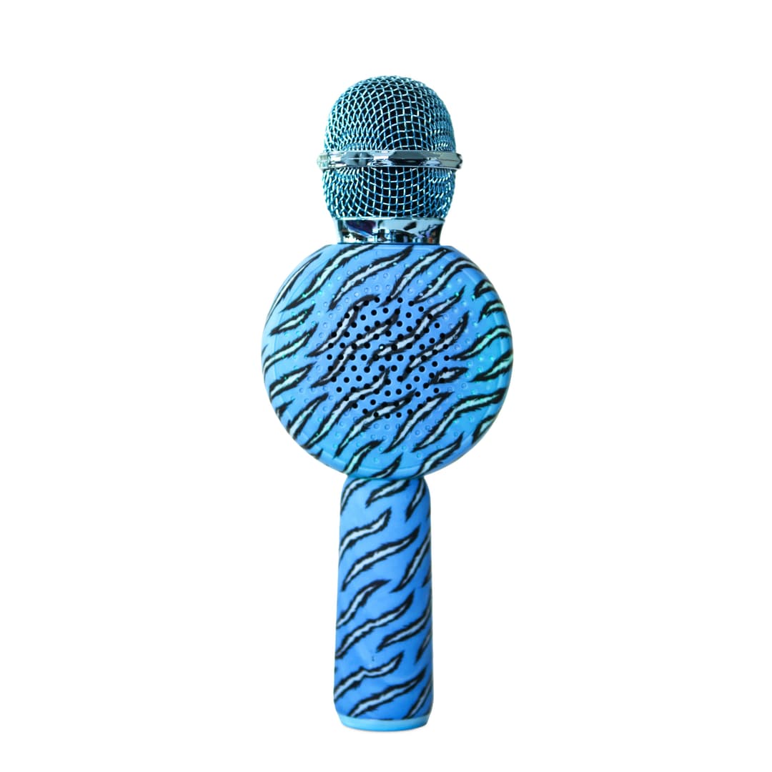 OTL KPop Demon Hunters LED Light-Up Wireless Karaoke Microphone Blue - Image 4