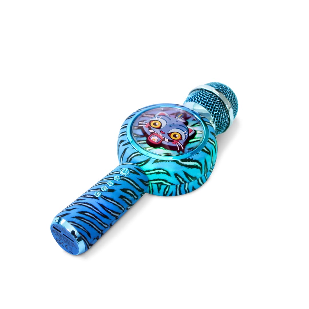 OTL KPop Demon Hunters LED Light-Up Wireless Karaoke Microphone Blue - Image 5