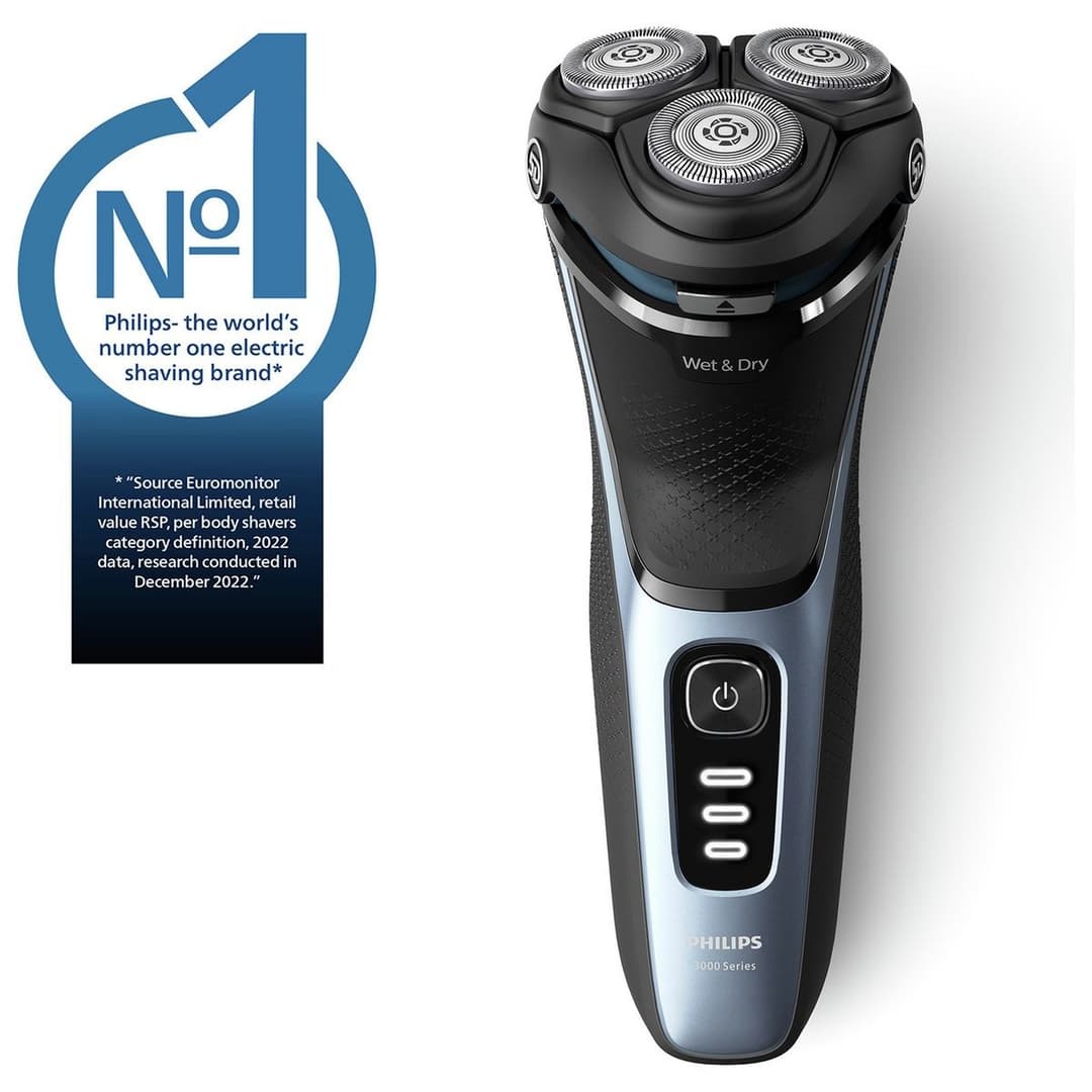Philips Series 3000 Wet & Dry Electric Shaver S3243/12 - Image 2