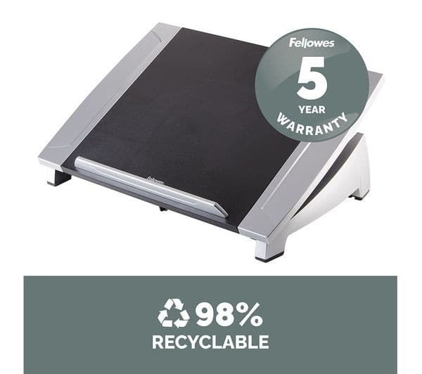 FELLOWES Office Suites Laptop Stand - Sliver & Black - Image 7