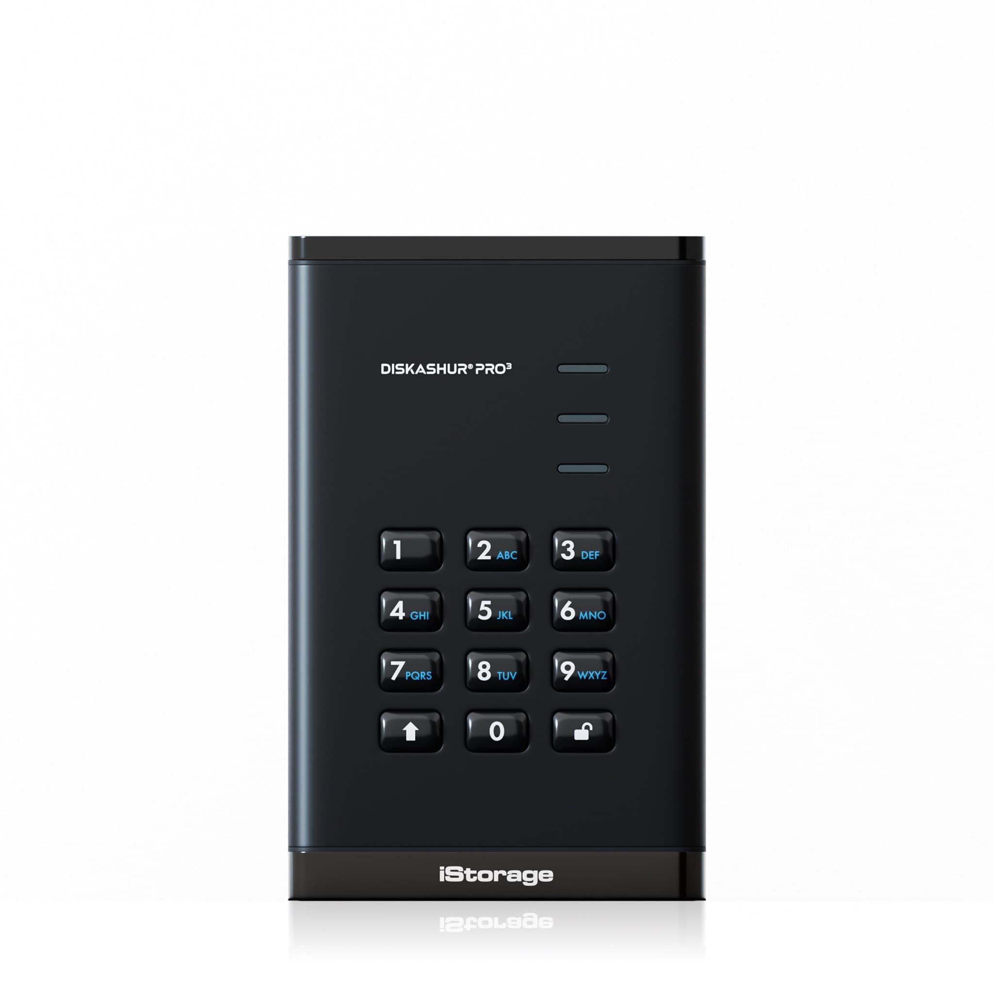 iStorage diskAshur PRO³ SSD 512GB | Secure Portable Solid State Drive |FIPS 140-3 Level 3 compliant | AES-XTS 256-bit Hardware Encryption | PIN protected | OS & Platform Independent |GDPR, TAA Compliant|Brute force hack defence | Dust/Water Resistant