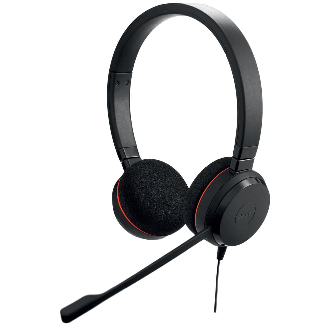 Jabra Evolve 20 Headset Wired Head-band Office/Call center USB Type-C / USB Type-A Black - Image 1