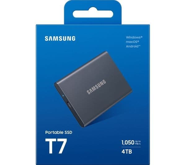 SAMSUNG T7 Portable External SSD - 4 TB, Grey - Image 6