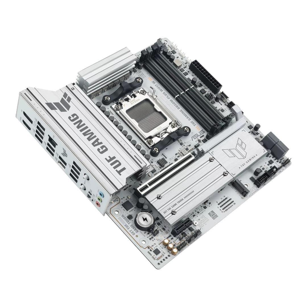 ASUS TUF GAMING B850M-PLUS WIFI7 B850 Socket AM5 Micro-ATX Motherboard - White - Image 5