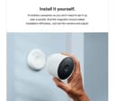 Google Nest Cam (Battery) Indoor & Outdoor Full HD 1080p Smart Security Camera Snow thumbnail 4