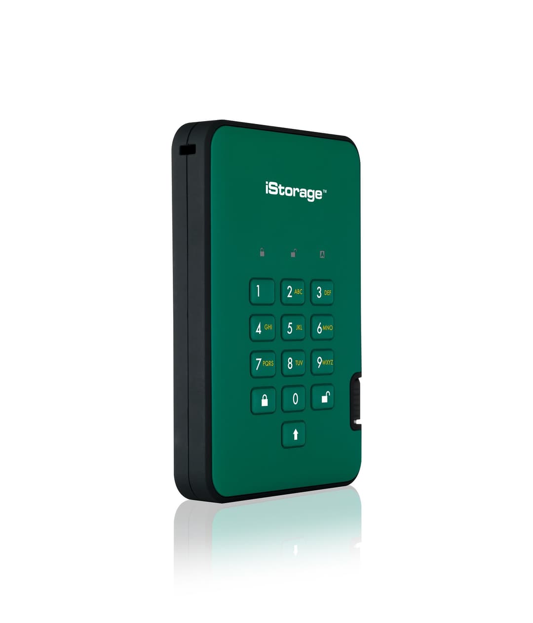 iStorage diskAshur² HDD 5TB Green | Secure Portable Hard Drive |AES-XTS 256-bit Hardware Encryption | PIN protected | OS & Platform Independent | TAA Compliant |Brute force hack defence | Dust/Water Resistant - Image 2