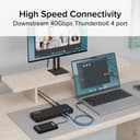 Plugable Technologies Thunderbolt 4 Dock with 100W Charging, Thunderbolt Certified, Laptop Docking Station Dual Monitor Single 8K or Dual 4K HDMI for Windows and Mac, 4X USB, Gigabit Ethernet (TBT4-UD5) thumbnail 4