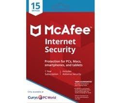 MCAFEE Internet Security 2018 - 1 year for 15 devices - Image 1