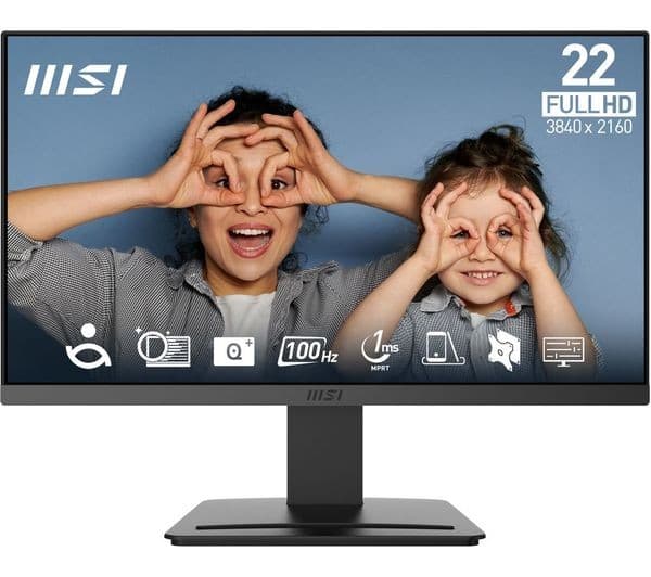 MSI PRO MP223 E2 21.45" Full HD Monitor Black