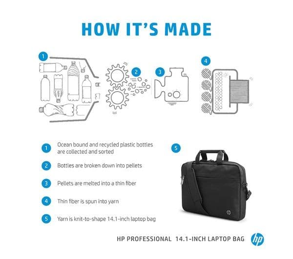 HP Professional 14.1” Laptop Case - Black - Image 5