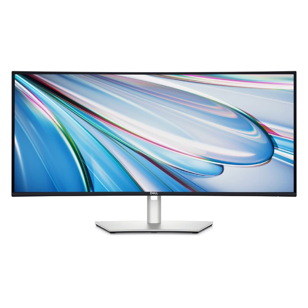 Dell UltraSharp U3425WE 34.1" Wide Quad HD 3440x1440 IPS Black 120Hz 5ms Height Adjustable Curved Thunderbolt 4 Hub Monitor with Speakers - Image 1