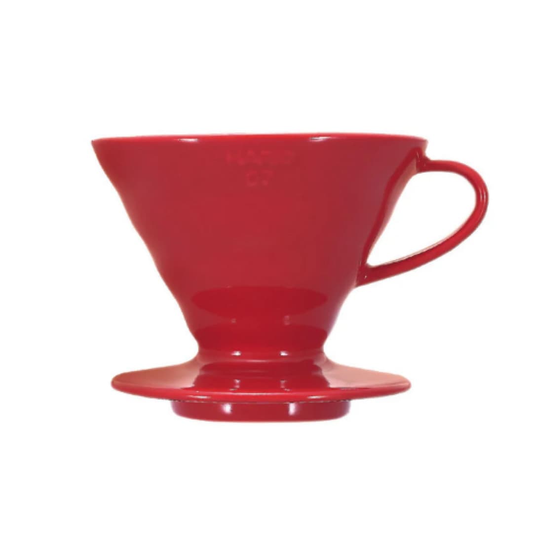 HARIO V60 Ceramic Dripper Size 02 - Red - Image 1