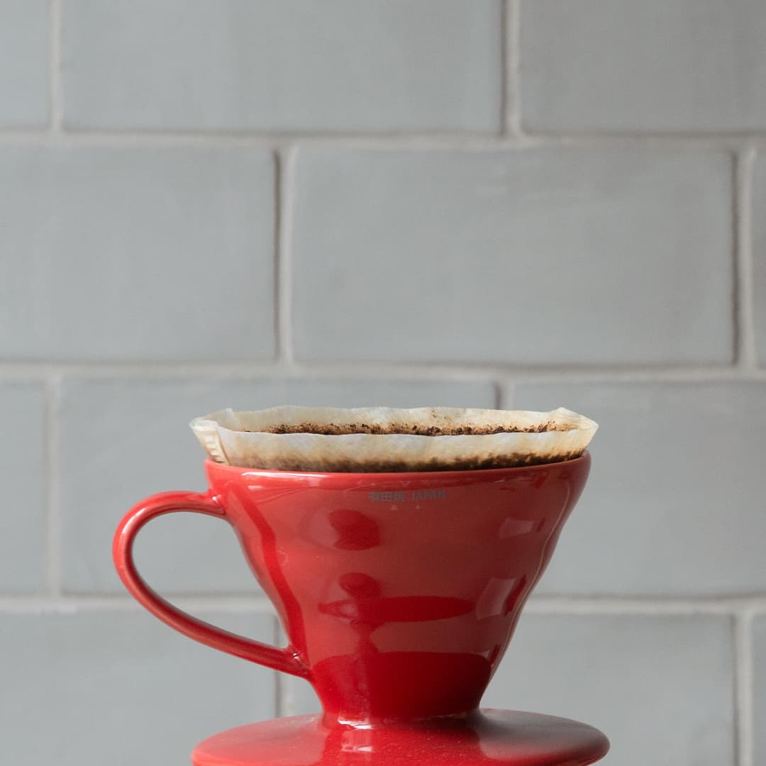 HARIO V60 Ceramic Dripper Size 02 - Red - Image 5