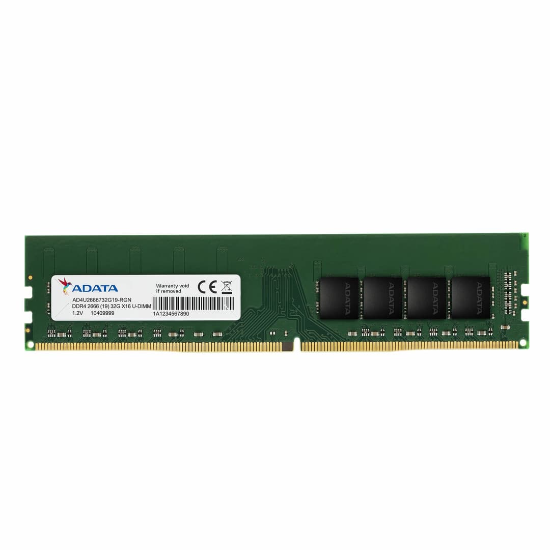 8GB AData DDR4 2666MHz PC4-21300 CL19 Desktop Memory Module 288 Pins - Image 1