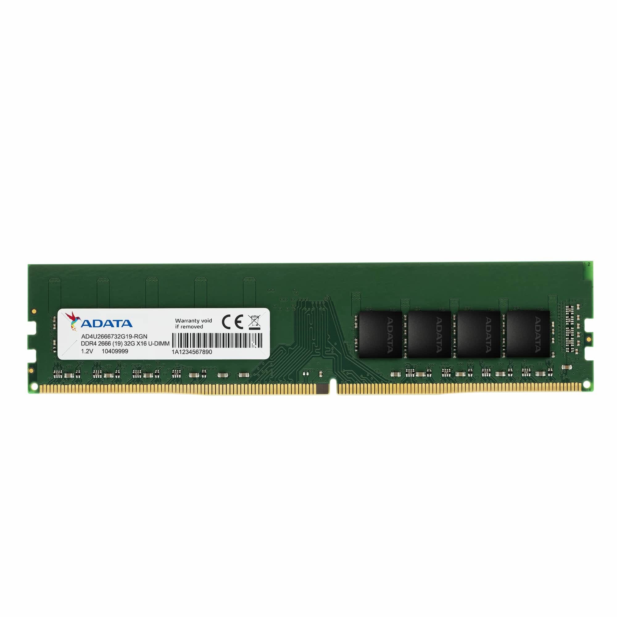 ADATA Premier 8GB DDR4 2666MHz PC4-21300 CL19 288-pin Desktop Memory Module (AD4U26668G19-SGN)