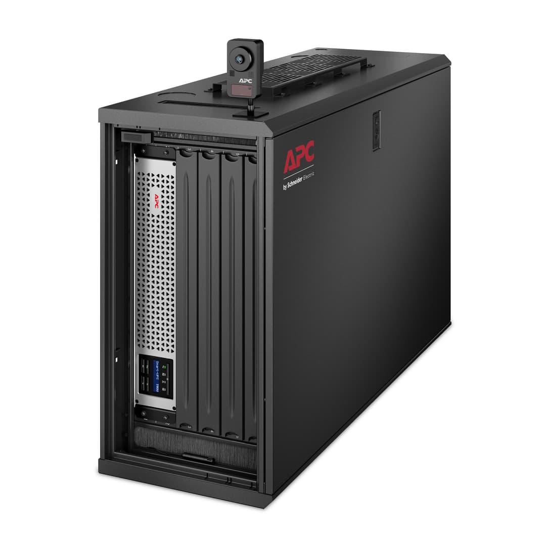 APC NetShelter 6U Low-Profile Wallmount Rack Enclosure Cabinet 230V Server Depth - Image 1