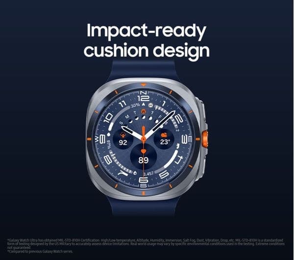 Samsung Galaxy Watch Ultra (2025) 47mm LTE Smartwatch - Titanium White - Image 9