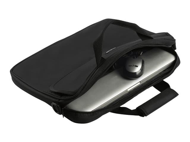 Techair Classic Basic Notebook Briefcase 10-11.6" - Black - Image 3