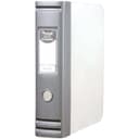 Hermes A4 80mm 2 D-Ring Heavy Duty Polypropylene Box File - Silver thumbnail 1