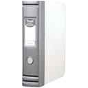 Hermes A4 80mm 2 D-Ring Heavy Duty Polypropylene Box File - Silver thumbnail 2