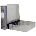 Hermes A4 80mm 2 D-Ring Heavy Duty Polypropylene Box File - Silver thumbnail 4