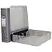 Hermes A4 80mm 2 D-Ring Heavy Duty Polypropylene Box File - Silver thumbnail 5