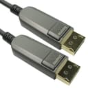 Long DisplayPort v1.4 Active Optical Cable AOC HDR 32Gbps 8K 60Hz 4K 120Hz 15m thumbnail 1