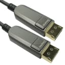 Long DisplayPort v1.4 Active Optical Cable AOC HDR 32Gbps 8K 60Hz 4K 120Hz 15m thumbnail 2