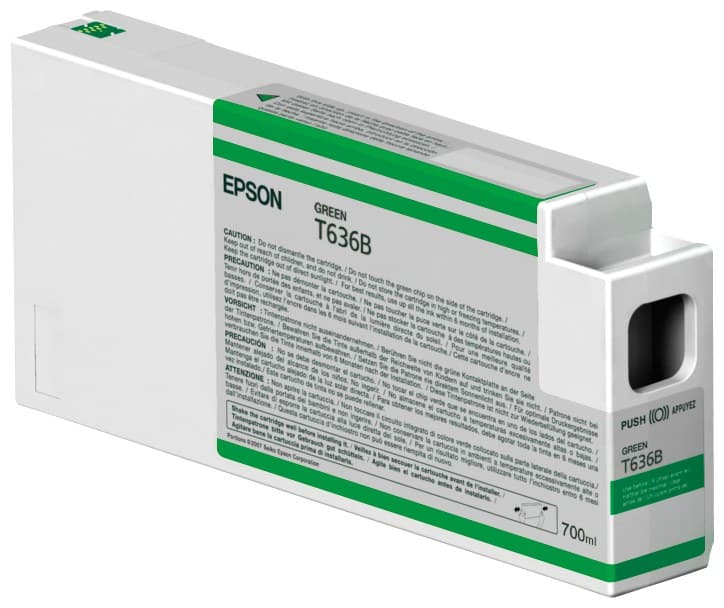 Epson T636B00 UltraChrome HDR Ink Cartridge 700ml - Green - Image 1