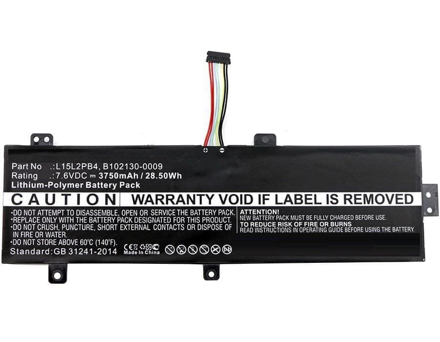 CoreParts Laptop Battery for Lenovo IdeaPad 310 15", 310 15" Touch, 310-15ISK - Li-Pol 7.6V 3500mAh, Black - Image 1