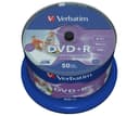 Verbatim DVD+R Wide Inkjet Printable No ID Brand 4.7 GB 50 pc(s) thumbnail 4