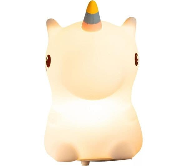 GROOV-E Cuties Rainbow Unicorn Night Light Multicolour - Image 1