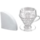 HARIO V60 Drip-Assist Set, 02 Clear, PDA-1524-T - Black thumbnail 1