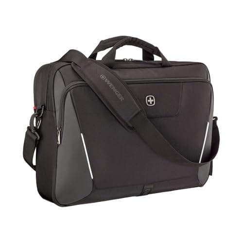 Wenger XE Compact Brief 16 Laptop Briefcase, Shoulder Bag for Notebooks up to 16 Inch, 11 Inch Tablet Pocket, Organiser, 17 L, Black, 653299 - Image 2