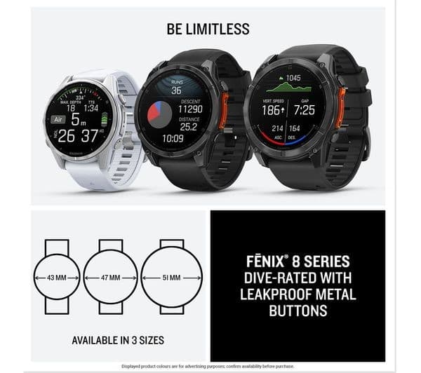 Garmin Fenix 8 AMOLED 43mm Standard - Silver with Whitestone Band - Image 7