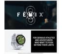 Garmin Fenix 8 AMOLED 43mm Standard - Silver with Whitestone Band thumbnail 8