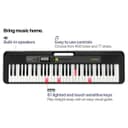 Casio LK-S250AD Full 61 Key Music Keyboard Bundle thumbnail 4