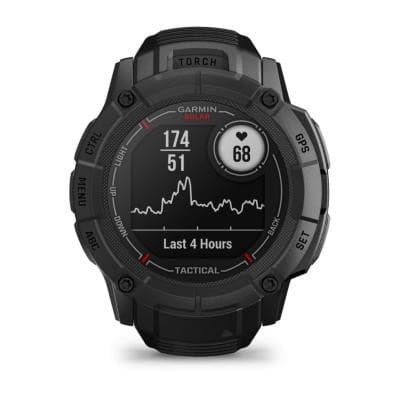 Garmin Instinct 2X Solar Tactical Smartwatch 50mm Black - Image 3