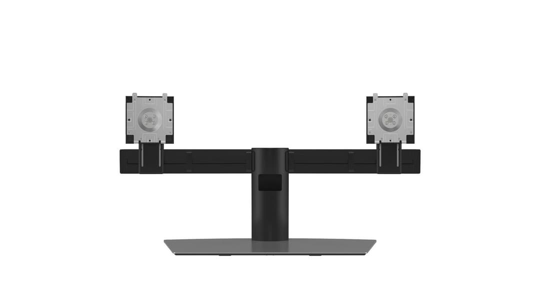 Dell Pro Dual Monitor Stand MDS19 - Freestanding Desk Stand for Two 19-27 inch Screens, VESA 100 x 100 mm, Height Adjustable - Image 1