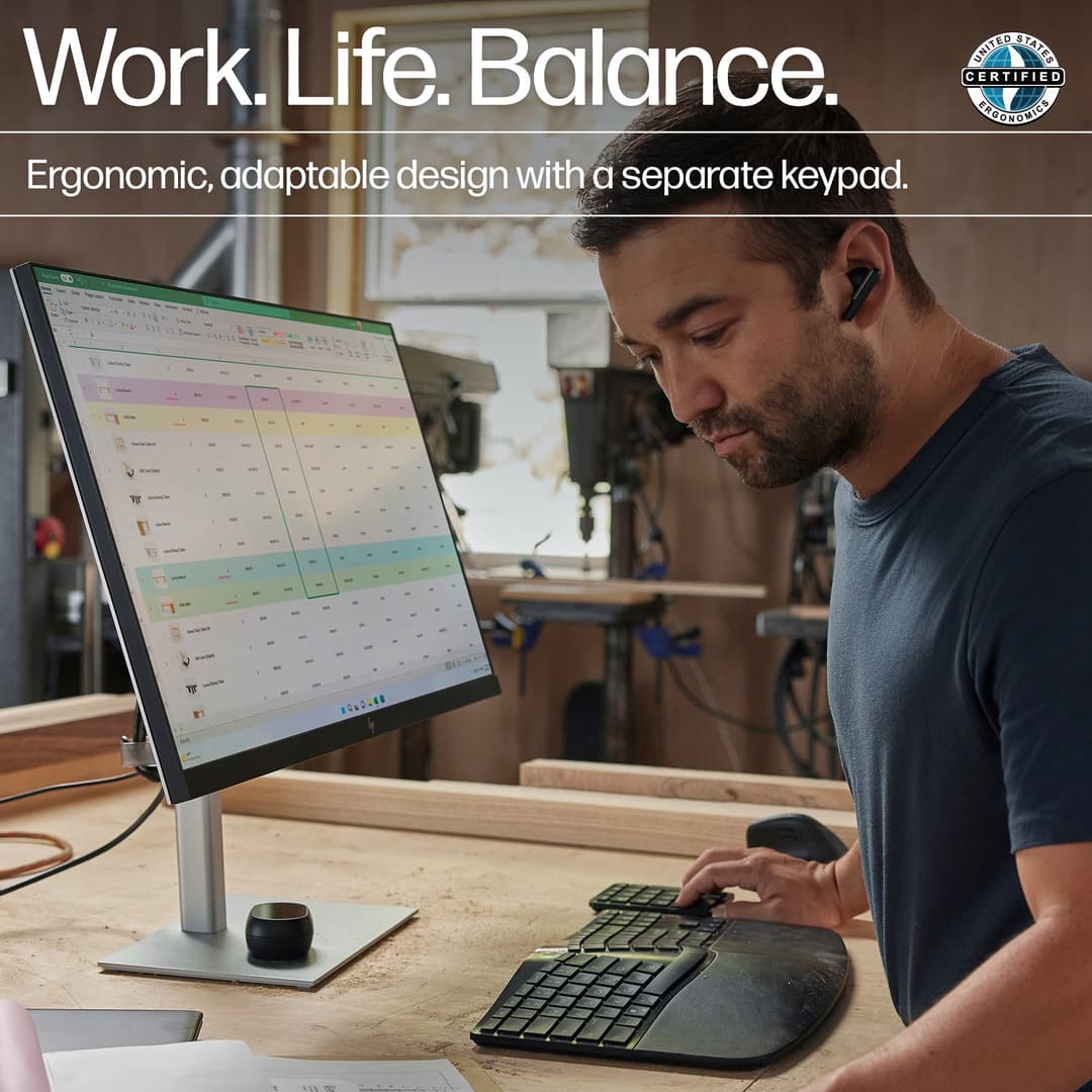 HP 960 Ergonomic Wireless Keyboard - Image 4