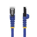 StarTech.com 50cm Blue CAT8 Ethernet Cable, Snagless RJ45, 25G/40G, 2000MHz, 100W PoE++, S/FTP, 26AWG Pure Bare Copper Wire, LSZH, Shielded Network Patch Cord w/Strain Reliefs, Fluke Channel Tested thumbnail 2