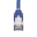 StarTech.com 50cm Blue CAT8 Ethernet Cable, Snagless RJ45, 25G/40G, 2000MHz, 100W PoE++, S/FTP, 26AWG Pure Bare Copper Wire, LSZH, Shielded Network Patch Cord w/Strain Reliefs, Fluke Channel Tested thumbnail 4