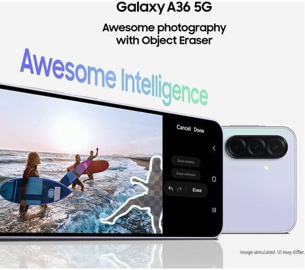 SAMSUNG Galaxy A36 5G - 256 GB, Awesome Lavender - Image 7