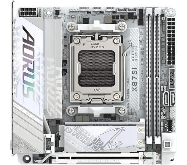 GIGABYTE Aorus Pro Ice X870I AM5 Motherboard - Image 1