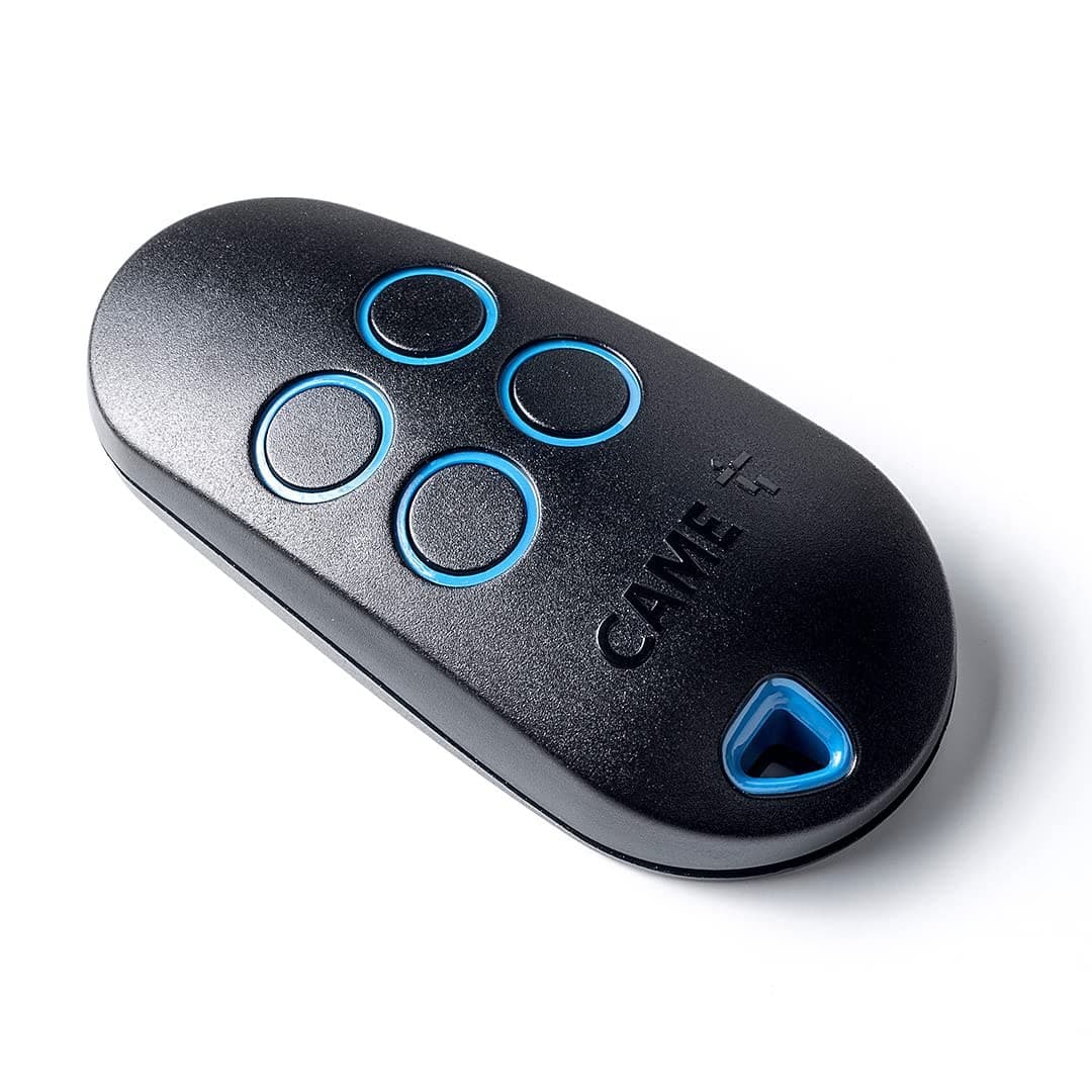 CAME TOP44RBN 4 Button Rolling Code Transmitter Remote - Black/Blue - Image 2